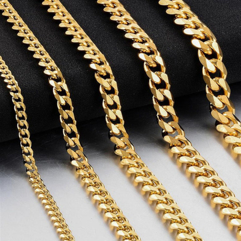 Stainless Steel Single Buckle Grinding Edge Chain