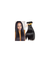 Load image into Gallery viewer, Xuchang Virgin Brazilian Straight Hair Bundles 100% real human hair weave smooth and silky texture