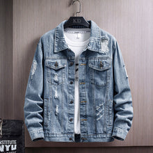 Load image into Gallery viewer, Student Fashion Trend Lapel Jacket Men's Clothing