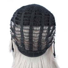 Load image into Gallery viewer, Straight 360 lace frontal human hair wig styled for women on a mannequin head, suitable for any skin tone and face type, showcasing ladies wig headgear.