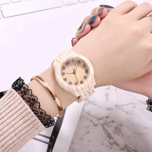 Load image into Gallery viewer, Bamboo Pattern Fashion Numbers Creative Men's And Women's Watches