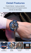 Load image into Gallery viewer, Watch Multi-function Chronograph Calendar Sports Men's Watches
