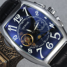 Load image into Gallery viewer, Si SEWOR Men Mechanical Watches Tourbillon Watch The Stars Through The End Of Full Automatic Mechanical Watches