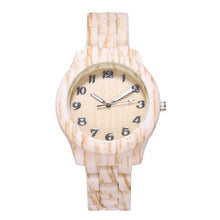 Load image into Gallery viewer, Bamboo Pattern Fashion Numbers Creative Men's And Women's Watches