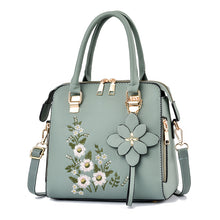 Load image into Gallery viewer, Fashion Flowers Embroidered Handbag Women Shoulder Messenger Bags