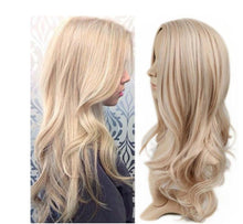 Load image into Gallery viewer, Long white curly wig with bangs inspired by European &amp; American fashion trends
