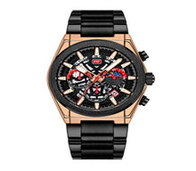Load image into Gallery viewer, Luxury men's business sports watch with waterproof chronograph and luminous display