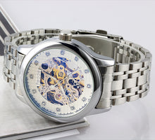 Load image into Gallery viewer, New Foreign Trade Luminous Mechanical Watches, Automatic Hollowing, Men's Fashion Trend, Steel Machinery Watches
