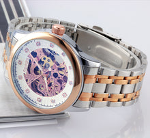 Load image into Gallery viewer, New Foreign Trade Luminous Mechanical Watches, Automatic Hollowing, Men's Fashion Trend, Steel Machinery Watches