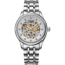 Load image into Gallery viewer, New Foreign Trade Luminous Mechanical Watches, Automatic Hollowing, Men's Fashion Trend, Steel Machinery Watches