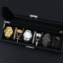 Load image into Gallery viewer, Set of 12 colorful men's quartz watches with slim casual design