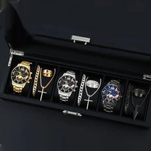 Load image into Gallery viewer, Set of 12 colorful men's quartz watches with thin casual designs