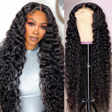 Load image into Gallery viewer, Front Lace Human Hair Wig Deep Wave Human Wigs