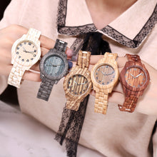 Load image into Gallery viewer, Bamboo Pattern Fashion Numbers Creative Men's And Women's Watches