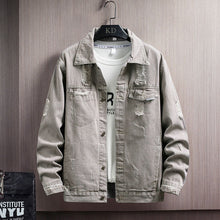 Load image into Gallery viewer, Student Fashion Trend Lapel Jacket Men's Clothing