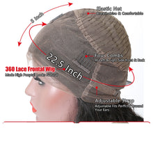 Load image into Gallery viewer, Straight 360 Lace Frontal Wig Human Hair