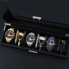 Load image into Gallery viewer, 12 colorful men's quartz watches set, slim casual style under 3mm thickness