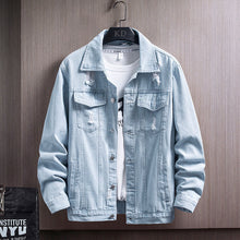 Load image into Gallery viewer, Student Fashion Trend Lapel Jacket Men's Clothing