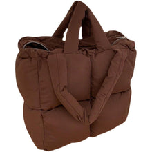 Load image into Gallery viewer, Fashionable cotton-padded jacket bag with large capacity and soft PU material in multiple colors