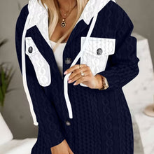 Load image into Gallery viewer, Women's fashion hooded coat in multiple colors and sizes, casual Japanese and Korean style