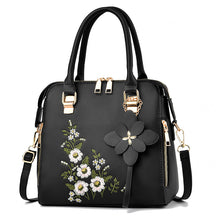 Load image into Gallery viewer, Fashion Flowers Embroidered Handbag Women Shoulder Messenger Bags