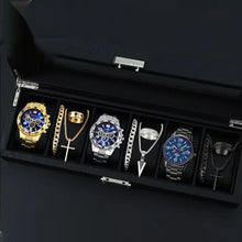 Load image into Gallery viewer, Set of 12 colorful men's quartz watches in casual style under 3mm thickness