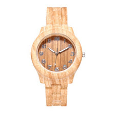 Load image into Gallery viewer, Bamboo Pattern Fashion Numbers Creative Men's And Women's Watches