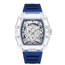 Load image into Gallery viewer, Wholesale fashionable transparent men's waterproof watches in various strap colors with quartz movement