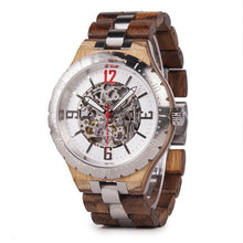 Load image into Gallery viewer, Wooden Automatic Mechanical Watches Men Luxury