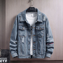 Load image into Gallery viewer, Student Fashion Trend Lapel Jacket Men's Clothing
