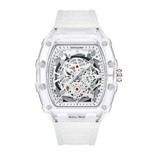 Load image into Gallery viewer, Wholesale fashionable transparent men's waterproof watches in multiple colors with quartz movement and sleek design